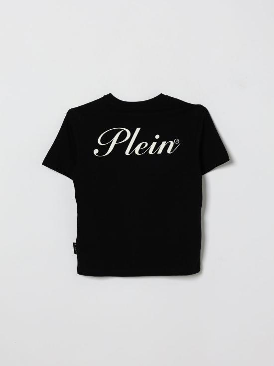 26SS [키즈] 필립 플레인 티셔츠 S6PHJBTH074 110 Black - PHILIPP PLEIN