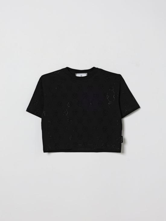 26SS [키즈] 필립 플레인 티셔츠 S6PHJGTH201 110 Black