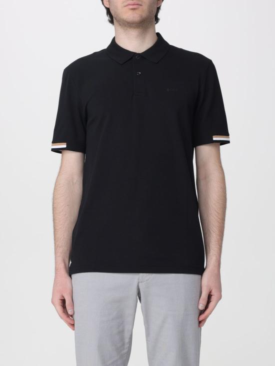 26SS 보스 폴로 티셔츠 50467113 001 Black