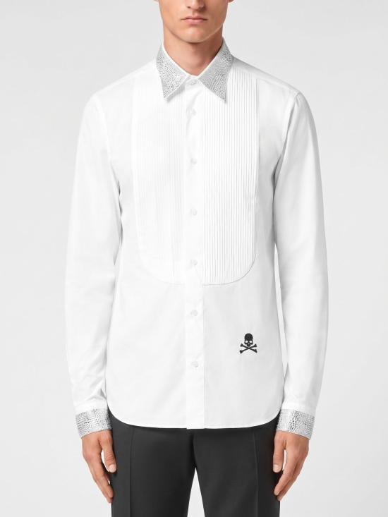 26SS 필립 플레인 긴팔 셔츠 AADCMRP2300PTE012N 01 White
