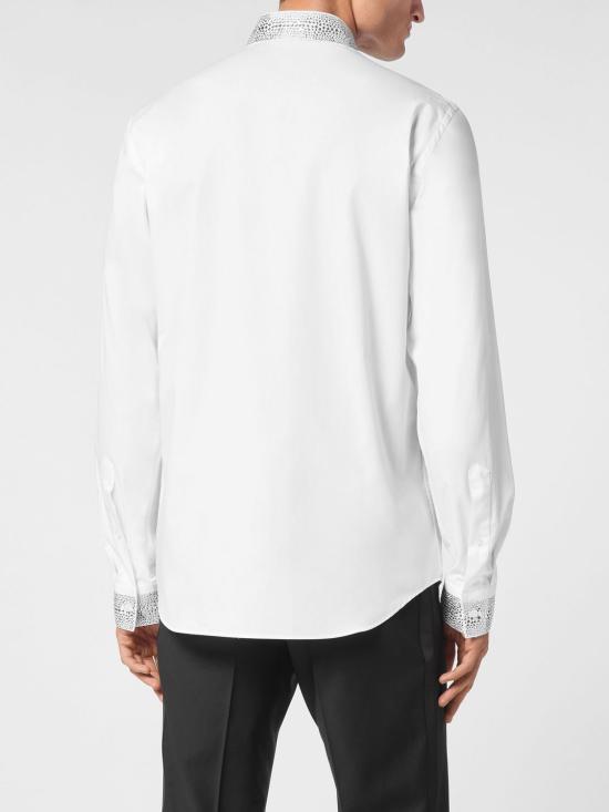 26SS 필립 플레인 긴팔 셔츠 AADCMRP2300PTE012N 01 White - PHILIPP PLEIN