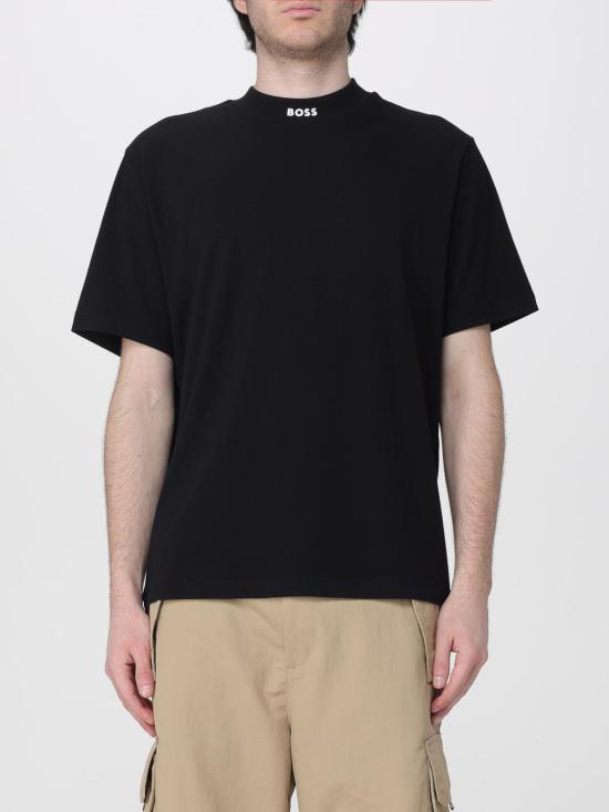 26SS 보스 반팔 티셔츠 50555527 001 Black