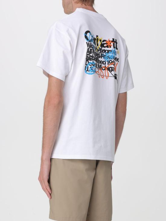 26SS 칼하트 WIP 숏슬리브 프라이머리 티셔츠 I036238 02XX White - CARHARTT WIP