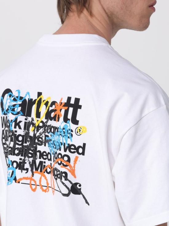 26SS 칼하트 WIP 숏슬리브 프라이머리 티셔츠 I036238 02XX White - CARHARTT WIP
