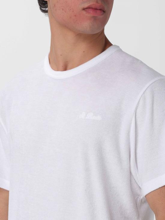 26SS 세인트바쓰 반팔 티셔츠 GAR0002 01163L White - MC2 SAINT BARTH