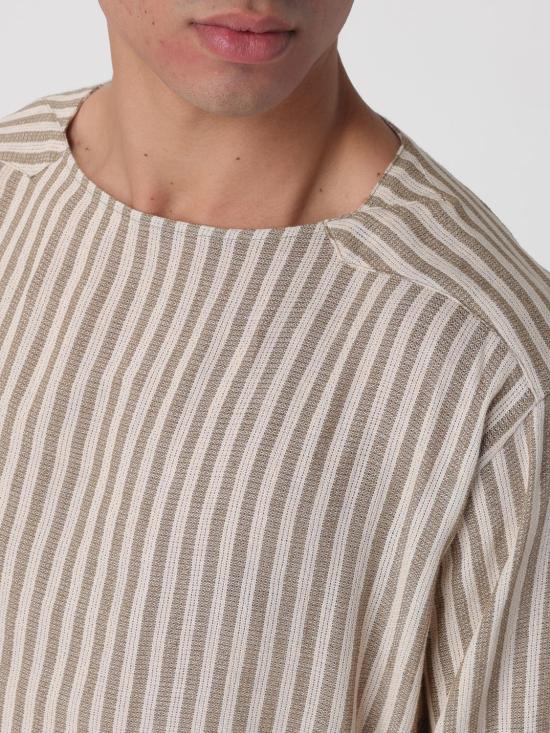 26SS 엠포리오 아르마니 긴팔 티셔츠 EM006167TE21557 F1020 Beige - EMPORIO ARMANI