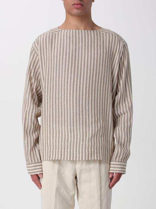 26SS 엠포리오 아르마니 긴팔 티셔츠 EM006167TE21557 F1020 Beige