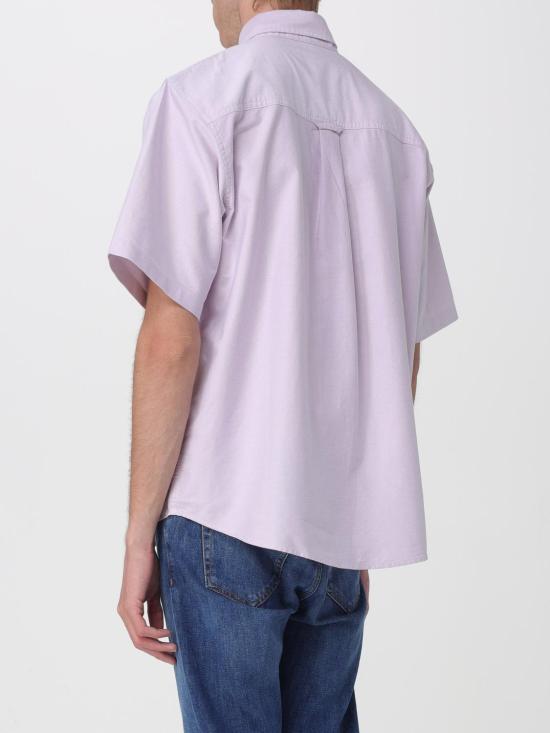 26SS 칼하트 WIP 숏슬리브 브랙스턴 셔츠 I031454 3MOXX Plum - CARHARTT WIP