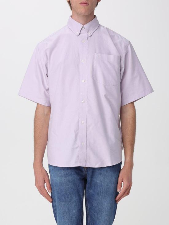 26SS 칼하트 WIP 숏슬리브 브랙스턴 셔츠 I031454 3MOXX Plum