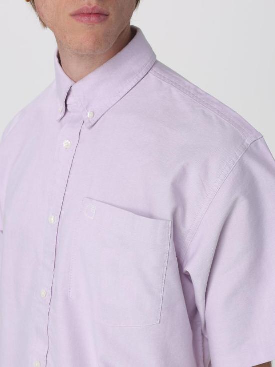 26SS 칼하트 WIP 숏슬리브 브랙스턴 셔츠 I031454 3MOXX Plum - CARHARTT WIP