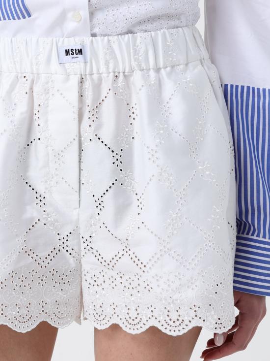 26SS 엠에스지엠 숏팬츠 4041MDB09267122 02 Beige - MSGM