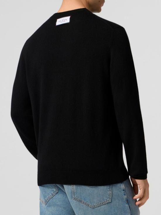 26SS 필립 플레인 스웨터 SAFCMKO1554PTE098N 02 Black - PHILIPP PLEIN