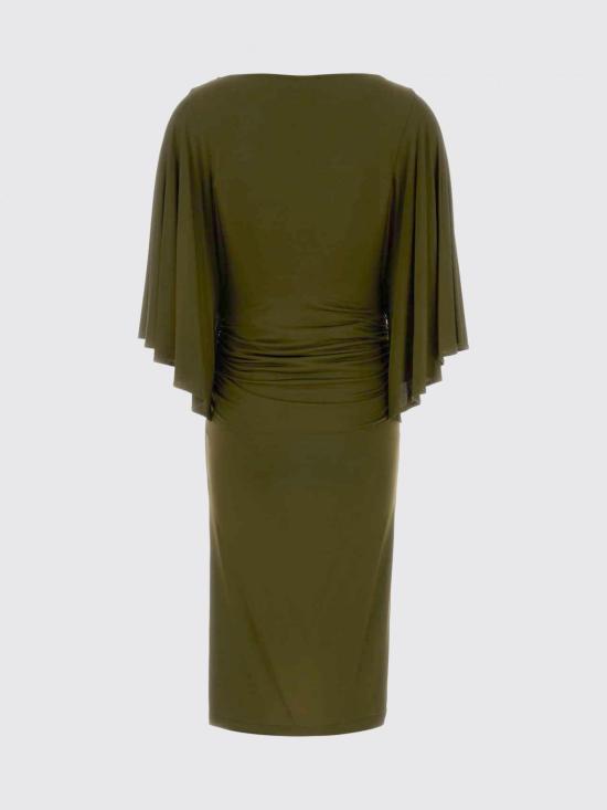 26SS 블루마린 롱 원피스 4A454A N0519 Green - BLUMARINE
