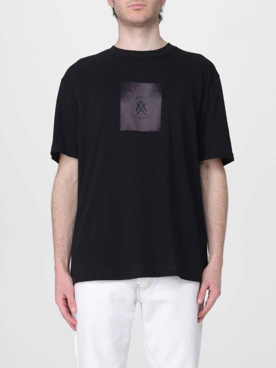 26SS 알마니 반팔 티셔츠 XM002213AF10356 UC001 Black