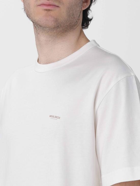 26SS 울리치 반팔 티셔츠 CFWOTE2012MRUT5334 8270 White - WOOLRICH
