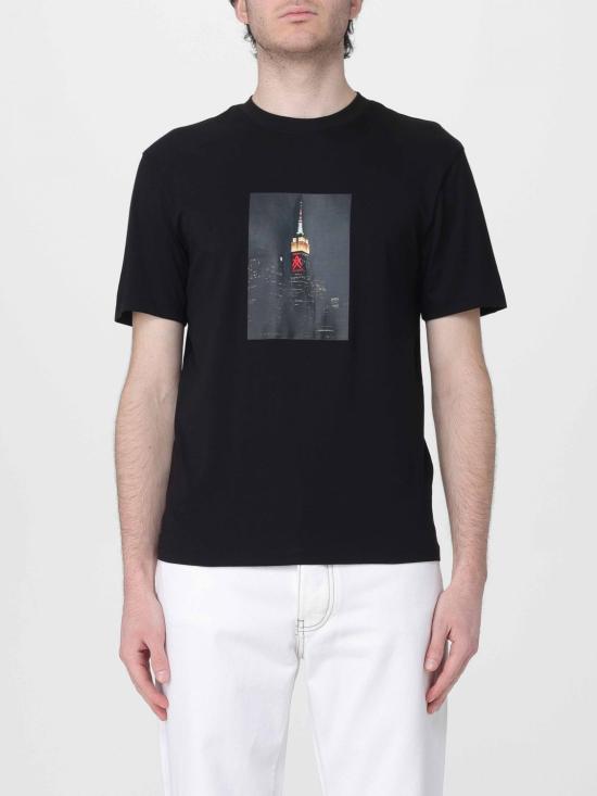 26SS 알마니 반팔 티셔츠 XM002214AF10356 UC001 Black