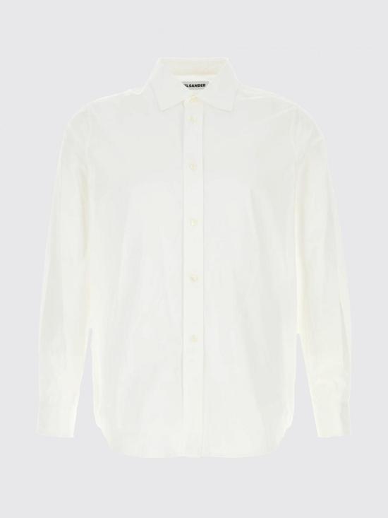 26SS 질샌더 긴팔 셔츠 J21DL0266J45342 100 White - JIL SANDER