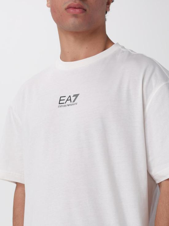 26SS 엠포리오 아르마니 반팔 티셔츠 7M001402AF22264 M0233 Beige - EMPORIO ARMANI
