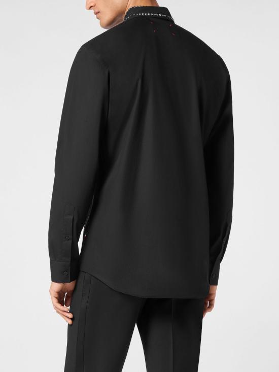 26SS 필립 플레인 긴팔 셔츠 AADCMRP2211PTE003N 02 Black - PHILIPP PLEIN