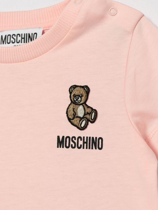 26SS [키즈] 모스키노 티셔츠 MUM04TLAA02 50209 Pink - MOSCHINO