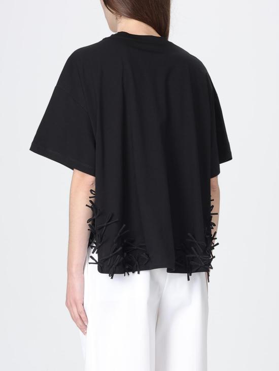26SS 메이메이즈 반팔 티셔츠 M6PX01 100 Black - MEIMEIJ