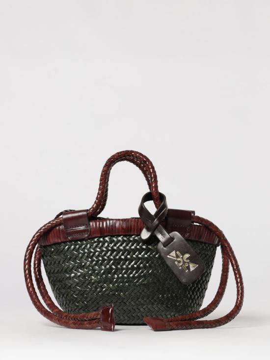26SS 비페라 토트백 CAUGUIN FRAME MOSS CHOCOLATE Green