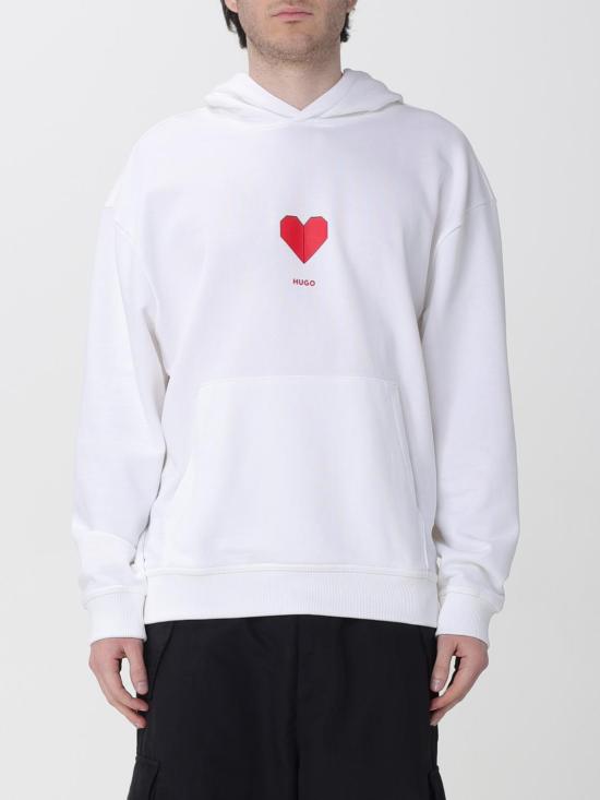 26SS 휴고보스 긴팔 티셔츠 50554025 100 White