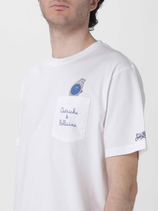 26SS 세인트바쓰 반팔 티셔츠 AUS0001 04294L White - MC2 SAINT BARTH