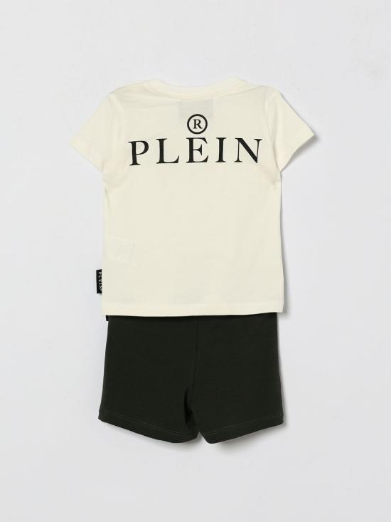 26SS [키즈] 필립 플레인 오버롤 S6PHNBTS135 002 39 White - PHILIPP PLEIN