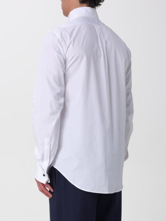 26SS 엠포리오 아르마니 긴팔 셔츠 EM005837TE10075 U0002 White - EMPORIO ARMANI