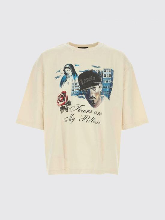 26SS 윌리 차바리아 반팔 티셔츠 WCJSY0237 065 Ivory - WILLY CHAVARRIA
