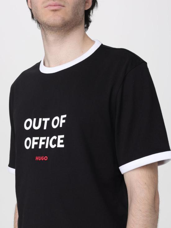26SS 휴고보스 반팔 티셔츠 50556545 001 Black - HUGO BOSS