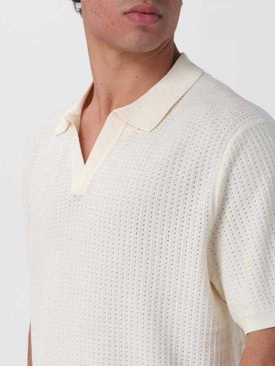 26SS 세인트바쓰 폴로 티셔츠 SLO0018 00095L Cream - MC2 SAINT BARTH