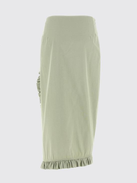 26SS 드리스 반 노튼 스커트 2611308133309 602 Green - DRIES VAN NOTEN