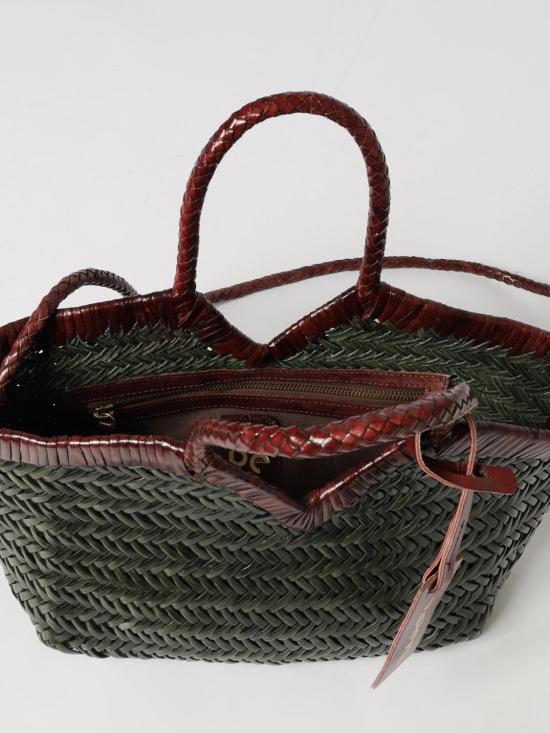 26SS 비페라 토트백 MONET FRAME MOSS CHOCOLATE Green - VIPERA