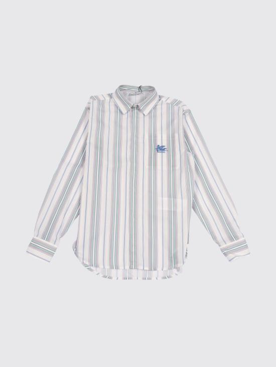26SS [키즈] 에트로 셔츠 GY5P80M0083 101VE White