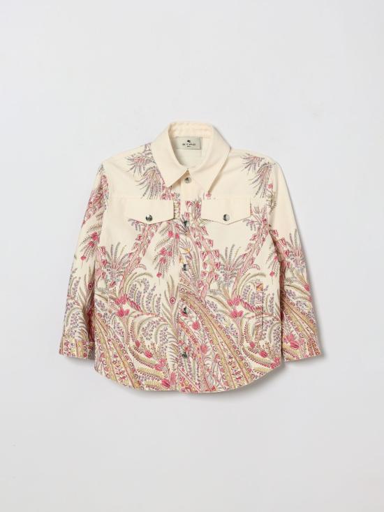 26SS [키즈] 에트로 캐주얼 자켓 GY2P10D0137 106RS Yellow Cream