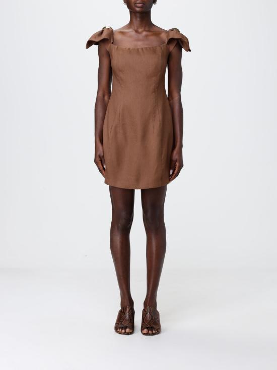 26SS 엘리자베타프랜치 롱 원피스 AB96862E2 600 Brown