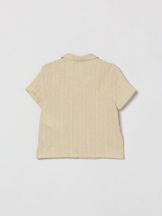 26SS [키즈] 엠포리오 아르마니 셔츠 EB001350AF20969 F1015 Beige - EMPORIO ARMANI