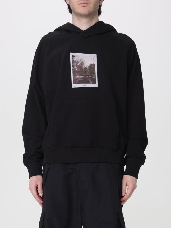 26SS 휴고보스 긴팔 티셔츠 50554009 001 Black