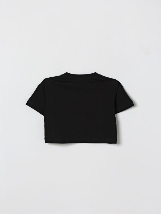 26SS [키즈] 모스키노 티셔츠 HDM075LAA02 60100 Black - MOSCHINO