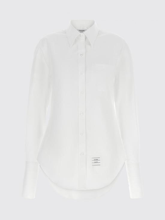 26SS 톰브라운 셔츠 FLR005OF1004 100 White - THOM BROWNE