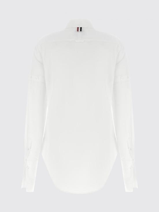 26SS 톰브라운 셔츠 FLR005OF1004 100 White - THOM BROWNE