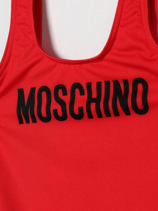 26SS [키즈] 모스키노 스윔팬츠 HDL016LKA11 50109 Red - MOSCHINO