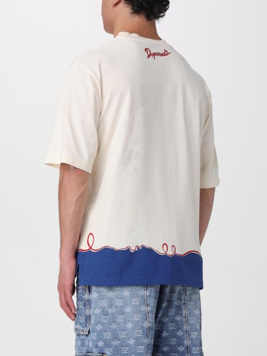 26SS 디스퀘어드2 반팔 티셔츠 S71GD1644D20020 103 Ivory - DSQUARED2