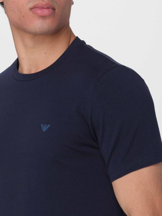 26SS 엠포리오 아르마니 반팔 티셔츠 EM000391AF18881 MB143 Blue - EMPORIO ARMANI