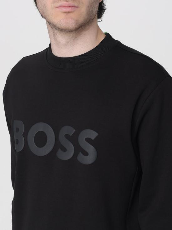 26SS 보스 긴팔 티셔츠 50555516 001 Black - BOSS