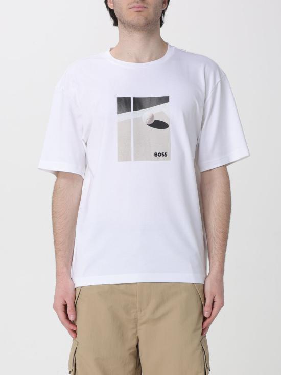 26SS 보스 반팔 티셔츠 50554365 100 White