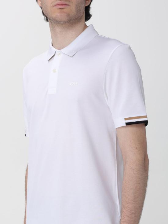 26SS 보스 폴로 티셔츠 50467113 100 White - BOSS
