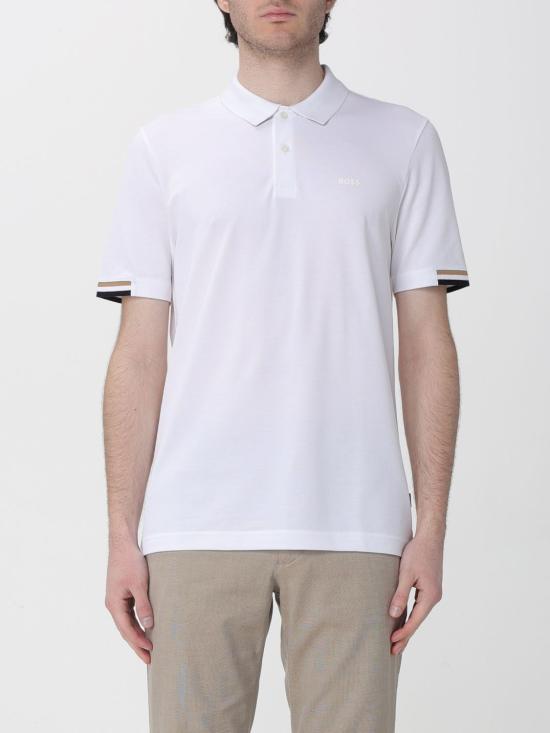 26SS 보스 폴로 티셔츠 50467113 100 White
